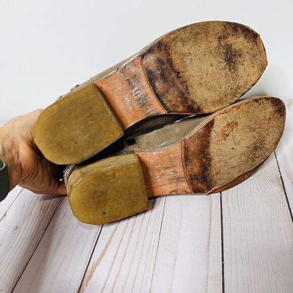 Mia Limited Edition Marrshal Gold Silver Star Embellished Suede Leather Ankle Bo - Picture 9 of 14